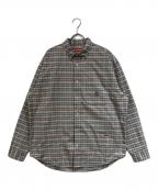 SUPREMEシュプリーム）の古着「Loose Fit Flannel Oxford Shirt」｜ピンク