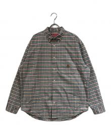 SUPREME（シュプリーム）の古着「Loose Fit Flannel Oxford Shirt」｜ピンク