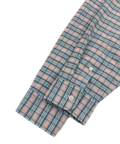 SUPREME（シュプリーム）Supreme (シュプリーム) Loose Fit Flannel Oxford Shirt ピンク サイズ:SIZE Mの古着・服飾アイテム