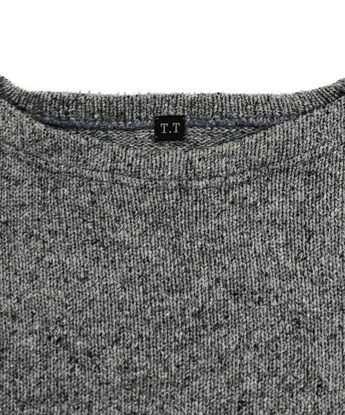 Taiga Takahashi（タイガ タカハシ）Taiga Takahashi (タイガ タカハシ) シルクニット グレー サイズ:SIZE 40の古着・服飾アイテム