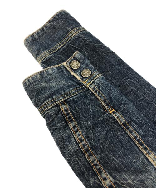 Hysteric Glamour（ヒステリックグラマー）Hysteric Glamour (ヒステリックグラマー) Love Buzz デニムライダースジャケット インディゴ サイズ:SIZE Freeの古着・服飾アイテム