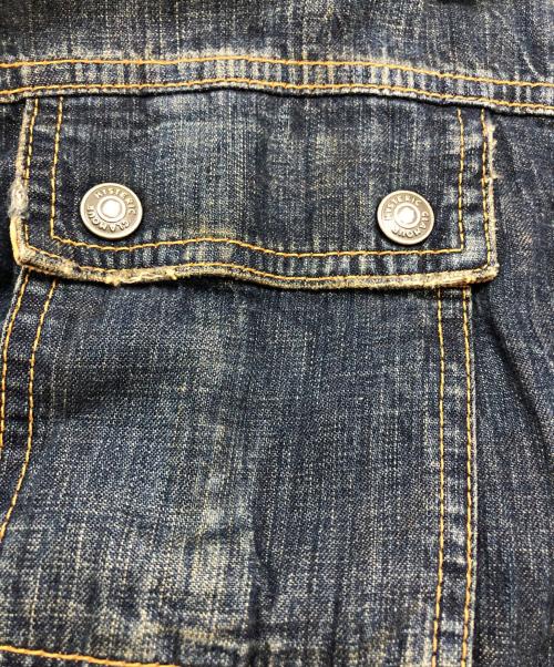 Hysteric Glamour（ヒステリックグラマー）Hysteric Glamour (ヒステリックグラマー) Love Buzz デニムライダースジャケット インディゴ サイズ:SIZE Freeの古着・服飾アイテム