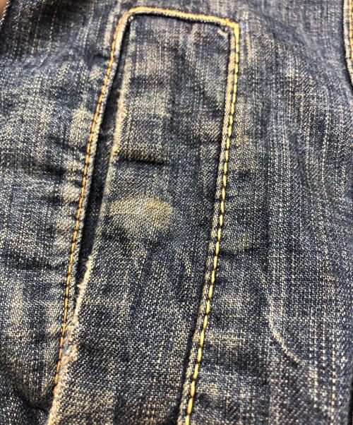 Hysteric Glamour（ヒステリックグラマー）Hysteric Glamour (ヒステリックグラマー) Love Buzz デニムライダースジャケット インディゴ サイズ:SIZE Freeの古着・服飾アイテム