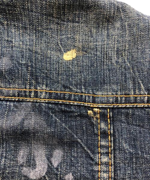 Hysteric Glamour（ヒステリックグラマー）Hysteric Glamour (ヒステリックグラマー) Love Buzz デニムライダースジャケット インディゴ サイズ:SIZE Freeの古着・服飾アイテム
