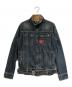 Hysteric Glamour（ヒステリックグラマー）の古着「Love Buzz デニムライダースジャケット」｜インディゴ