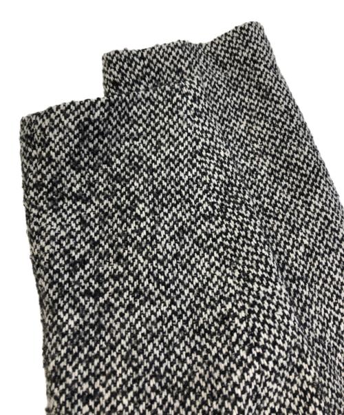 journal standard L'essage（ジャーナルスタンダード レサージュ）journal standard L'essage (ジャーナルスタンダード レサージュ) CANGIOLI ヘリンボーンジャケットコート ホワイト×ブラック サイズ:不明の古着・服飾アイテム