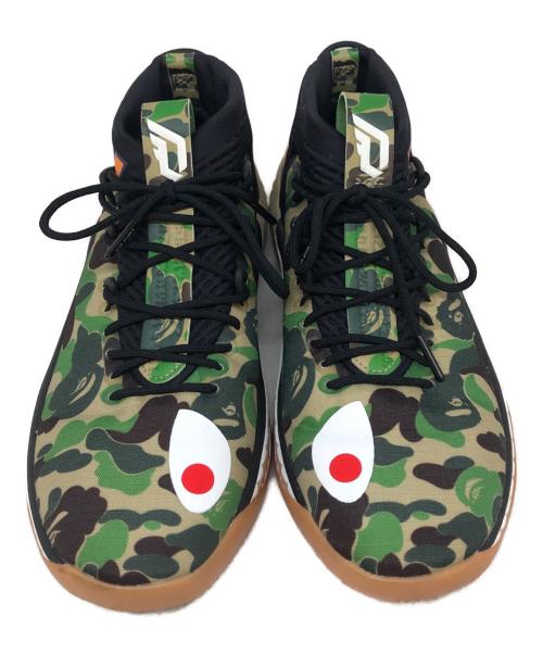 A BATHING APE（アベイシングエイプ）A BATHING APE (アベイシングエイプ) adidas (アディダス) DAME4 グリーン サイズ:SIZE 27cmの古着・服飾アイテム