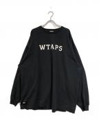 WTAPSダブルタップス）の古着「プリントカットソー」｜ブラック