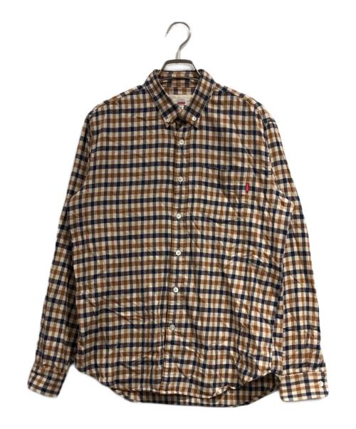 SUPREME（シュプリーム）Supreme (シュプリーム) Aquascutum (アクアスキュータム) シャツ グリーン サイズ:SIZE Sの古着・服飾アイテム
