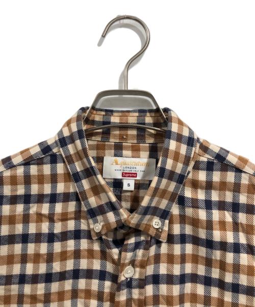 SUPREME（シュプリーム）Supreme (シュプリーム) Aquascutum (アクアスキュータム) シャツ グリーン サイズ:SIZE Sの古着・服飾アイテム