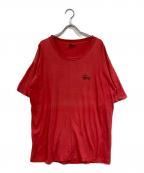 stussyステューシー）の古着「ヴィンテージTシャツ クラウン」｜レッド