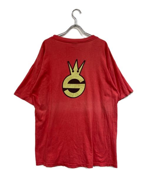 stussy（ステューシー）stussy (ステューシー) ヴィンテージTシャツ クラウン レッド サイズ:SIZE Lの古着・服飾アイテム