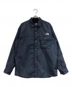 THE NORTH FACEザ ノース フェイス）の古着「NYLON DENIM NUPTSE SHIRT」｜インディゴ