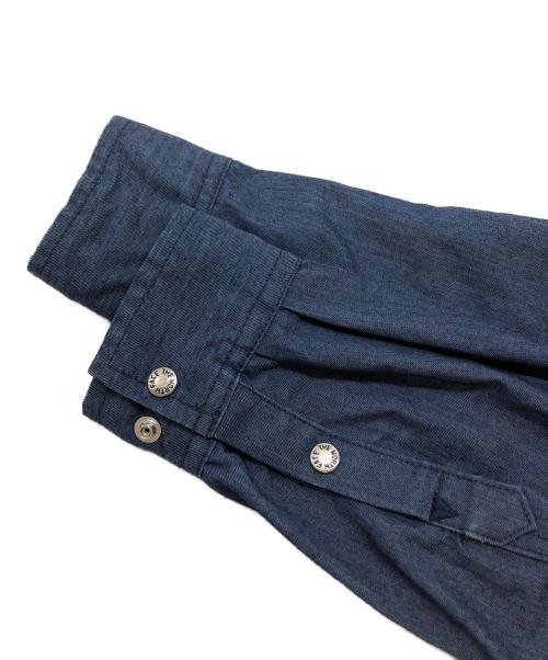 THE NORTH FACE（ザ ノース フェイス）THE NORTH FACE (ザ ノース フェイス) NYLON DENIM NUPTSE SHIRT インディゴ サイズ:SIZE Sの古着・服飾アイテム