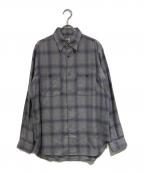 RHC Ron Hermanアールエイチシー ロンハーマン）の古着「Brushed Plaid Work Shirt」｜パープル