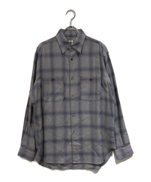 RHC Ron Herman（アールエイチシー ロンハーマン）RHC Ron Herman (アールエイチシー ロンハーマン) Brushed Plaid Work Shirt パープル サイズ:SIZE Sの古着・服飾アイテム
