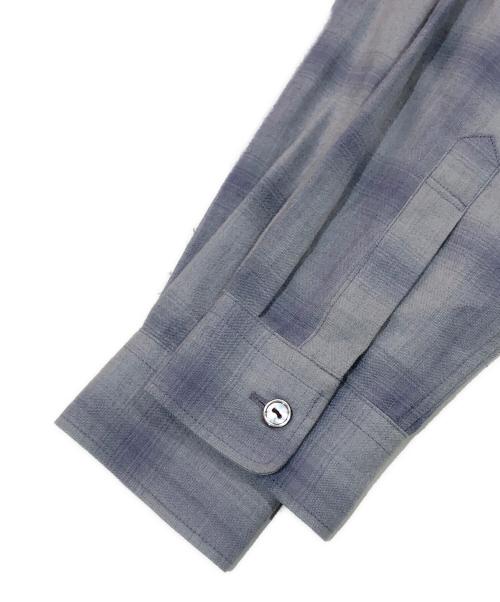 RHC Ron Herman（アールエイチシー ロンハーマン）RHC Ron Herman (アールエイチシー ロンハーマン) Brushed Plaid Work Shirt パープル サイズ:SIZE Sの古着・服飾アイテム