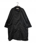 anukeアンヌーク）の古着「Standcollar Long Coat」｜ブラック