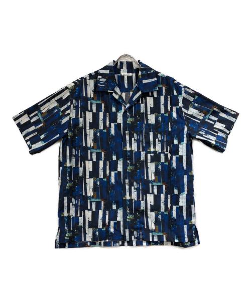HERALBOMY（ヘラルボニー）HERALBOMY (ヘラルボニー) オープンカラーシャツ「海」 ブルー サイズ:SIZE Lの古着・服飾アイテム