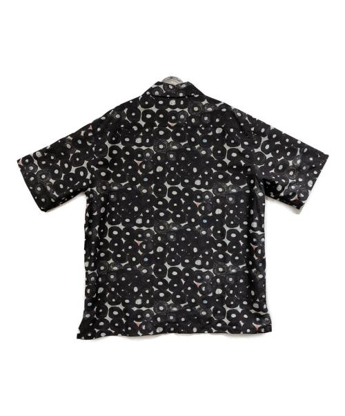 HERALBONY（ヘラルボニー）HERALBONY (ヘラルボニー) 「（無題）（丸）」 オープンカラーシャツ ブラウン サイズ:SIZE Lの古着・服飾アイテム