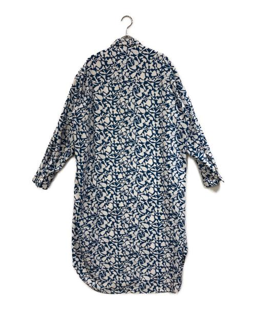 HERALBONY（ヘラルボニー）HERALBONY (ヘラルボニー) シャツワンピース「アオの世界」 ネイビー サイズ:SIZE Freeの古着・服飾アイテム