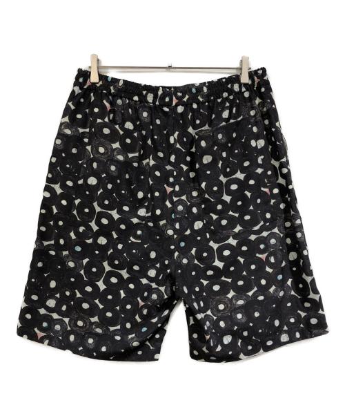 HERALBONY（ヘラルボニー）HERALBONY (ヘラルボニー) リラックスハーフパンツ「（無題）（丸）」 ブラウン サイズ:SIZE Mの古着・服飾アイテム