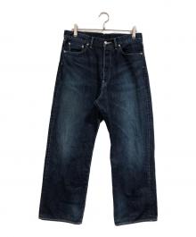 Graphpaper（グラフペーパー）の古着「Selvage Denim Five Pocket Wide Straight Pants」｜インディゴ