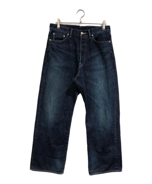 Graphpaper（グラフペーパー）Graphpaper (グラフペーパー) Selvage Denim Five Pocket Wide Straight Pants インディゴ サイズ:SIZE2の古着・服飾アイテム