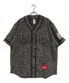 SUPREMEシュプリーム）の古着「ベースボールシャツ」｜ブラック