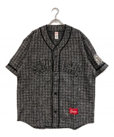 中古・古着通販】SUPREME (シュプリーム) ベースボールシャツ ブラック