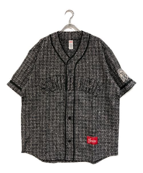 SUPREME（シュプリーム）SUPREME (シュプリーム) ベースボールシャツ ブラック サイズ:SIZE Mの古着・服飾アイテム