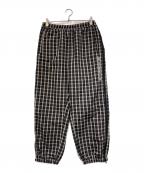 SUPREMEシュプリーム）の古着「チェックトラックパンツ」｜ベージュ