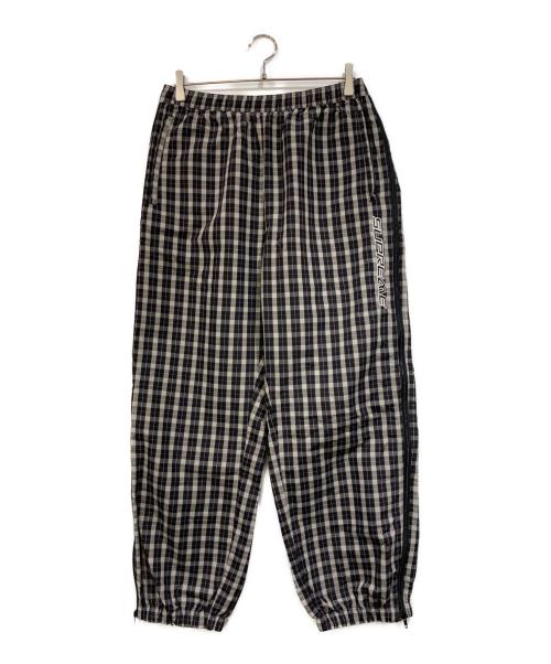 SUPREME（シュプリーム）SUPREME (シュプリーム) チェックトラックパンツ ベージュ サイズ:SIZE Mの古着・服飾アイテム