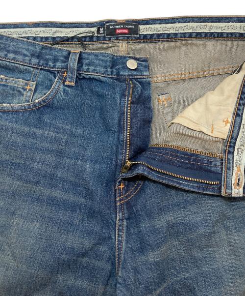SUPREME（シュプリーム）SUPREME (シュプリーム) NUMBER (N)INE (ナンバーナイン) コラボデニムパンツ インディゴ サイズ:SIZE W36の古着・服飾アイテム