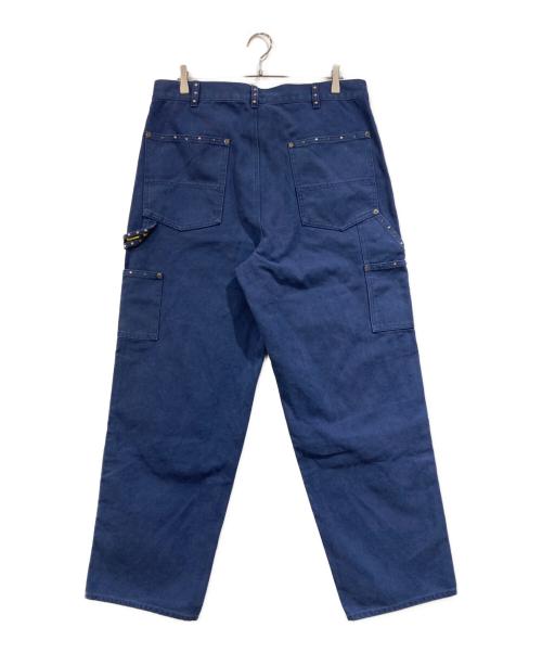 SUPREME（シュプリーム）SUPREME (シュプリーム) b.b.Simon (ビービーサイモン) コラボダブルニーペインターパンツ ブルー サイズ:SIZE W34の古着・服飾アイテム