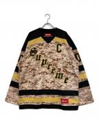 SUPREMEシュプリーム）の古着「Fire & Ice Hockey Jersey」｜ベージュ