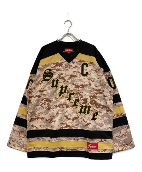 SUPREME（シュプリーム）SUPREME (シュプリーム) Fire & Ice Hockey Jersey ベージュ サイズ:SIZE Mの古着・服飾アイテム