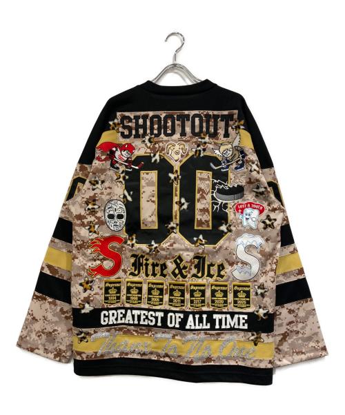 SUPREME（シュプリーム）SUPREME (シュプリーム) Fire & Ice Hockey Jersey ベージュ サイズ:SIZE Mの古着・服飾アイテム
