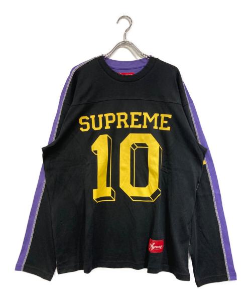 SUPREME（シュプリーム）SUPREME (シュプリーム) Split L/S Football Top ブラック サイズ:SIZE Mの古着・服飾アイテム