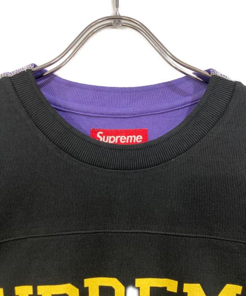 SUPREME（シュプリーム）SUPREME (シュプリーム) Split L/S Football Top ブラック サイズ:SIZE Mの古着・服飾アイテム