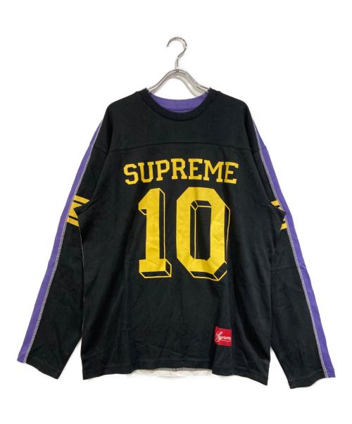 SUPREME（シュプリーム）SUPREME (シュプリーム) Split L/S Football Top ブラック サイズ:SIZE Mの古着・服飾アイテム