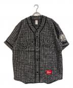 SUPREMEシュプリーム）の古着「ベースボールシャツ」｜ブラック