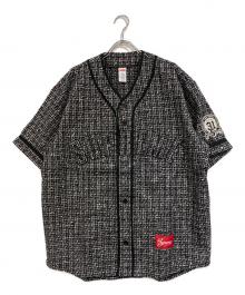 SUPREME（シュプリーム）の古着「ベースボールシャツ」｜ブラック