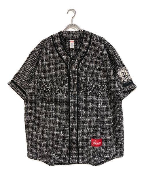 SUPREME（シュプリーム）SUPREME (シュプリーム) ベースボールシャツ ブラック サイズ:SIZE Mの古着・服飾アイテム