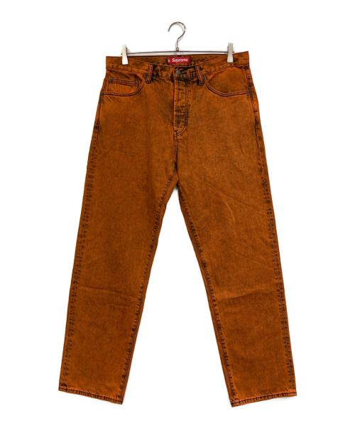 SUPREME（シュプリーム）SUPREME (シュプリーム) デニムパンツ オレンジ サイズ:SIZE W32の古着・服飾アイテム