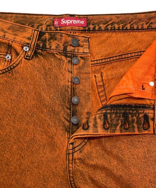 SUPREME（シュプリーム）SUPREME (シュプリーム) デニムパンツ オレンジ サイズ:SIZE W32の古着・服飾アイテム