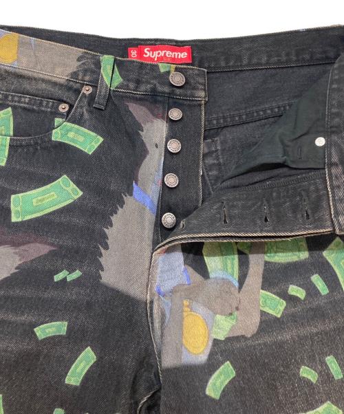 SUPREME（シュプリーム）SUPREME (シュプリーム) デニムパンツ ブラック サイズ:SIZE W30の古着・服飾アイテム