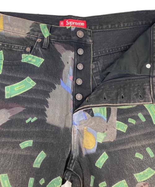 SUPREME（シュプリーム）SUPREME (シュプリーム) デニムパンツ ブラック サイズ:SIZE W30の古着・服飾アイテム