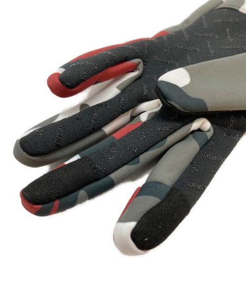 Superme（シュプリーム）Superme (シュプリーム) Windstopper zip gloves レッド サイズ:SIZE Sの古着・服飾アイテム