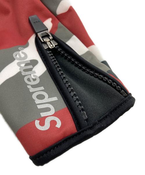 Superme（シュプリーム）Superme (シュプリーム) Windstopper zip gloves レッド サイズ:SIZE Sの古着・服飾アイテム
